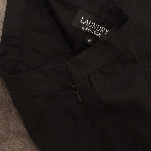 Long Black Linen Skirt - Laundry - Picture 2 of 4